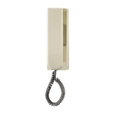 Citofono tradizionale con tasto inserzione su cornetta, colore bianco product photo Photo 01 3XL