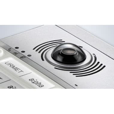 Frontale per posto esterno audio, 1 pulsante, Alpha, bianco product photo Photo 07 3XL