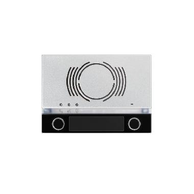 Frontale per posto esterno audio, 2 pulsanti, Alpha, nero product photo Photo 01 3XL