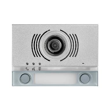 Frontale per posto esterno video, 2 pulsanti, Alpha, grigio product photo Photo 01 3XL