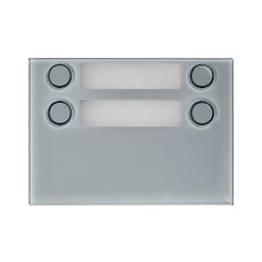 Frontale 4 pulsanti su 2 file, Alpha, grigio product photo Photo 01 3XL