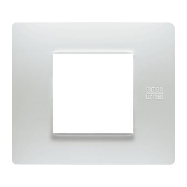 Placca 2 moduli, Flexa, tecnopolimero, bianco nea product photo Photo 01 3XL