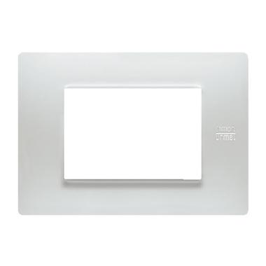 Placca 3 moduli, Flexa, tecnopolimero, bianco nea product photo Photo 01 3XL