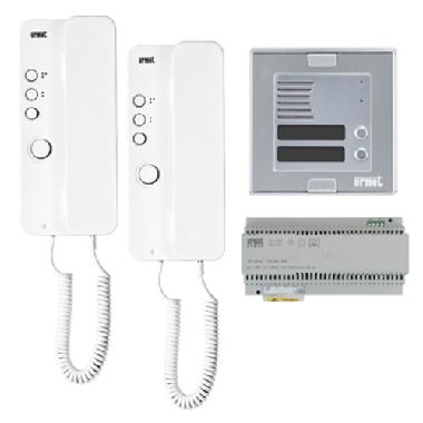 Kit bifamiliare audio con pulsantiera Sinthesi S2 e citofoni Mìro, sistema 2voice product photo Photo 01 3XL