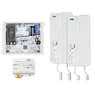 Kit base impianto audio, Alpha, 2 citofoni Mìro cornetta, sistema 2voice product photo Photo 01 3XL