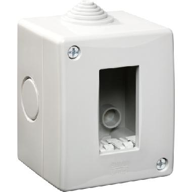 Contenitore, 2 moduli, Grigio RAL 7035, IP40, Nea product photo Photo 01 3XL