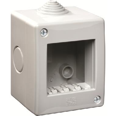 Contenitore, 3 moduli, Grigio RAL 7035, IP40, Nea product photo Photo 01 3XL