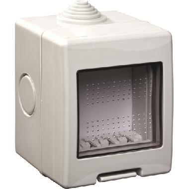 Contenitore, 2 moduli, Grigio RAL 7035, IP55, Nea product photo Photo 01 3XL