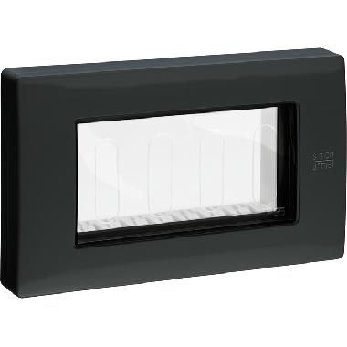 Coperchio protetto, 4 moduli, Antracite, IP55, Nea product photo Photo 02 3XL
