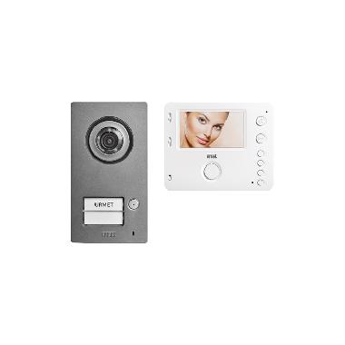 Kit monofamiliare video con pulsantiera Mikra2 e videocitofono vivavoce Mìro, sistema 2 fili product photo Photo 01 3XL