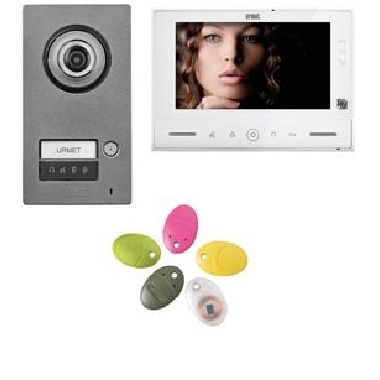 Kit monofamiliare video Note2 Wifi, con pulsantiera Mikra2 e videocitofono vModo, sistema 2 fili product photo Photo 01 3XL