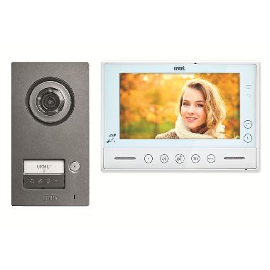 Kit monofamiliare video con pulsantiera Mikra2 e videocitofono vModo, sistema 2voice product photo Photo 01 3XL