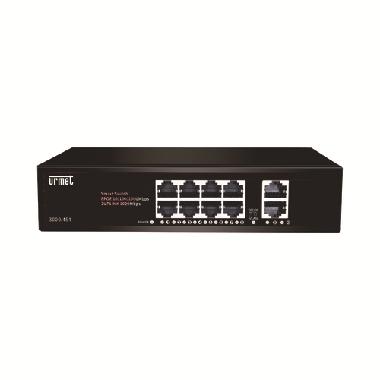 Switch 8 porte  PoE 10/100/1000 + 2 uplink serie BACKBONE product photo Photo 01 3XL