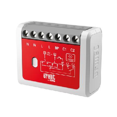 Modulo relè elettronico passo passo temporizzabile, 1300W, sistema Radio UP, ad incasso, con neutro product photo Photo 01 3XL