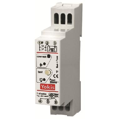 Modulo dimmer elettronico temporizzabile, 300W, sistema Radio Power, da barra DIN, con neutro product photo Photo 01 3XL