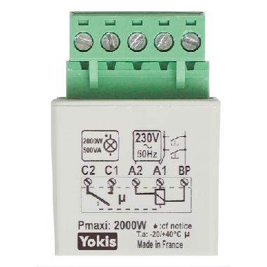 Convertitore di impulsi, sistema filare, per centralizzazione moduli tapparella product photo Photo 02 3XL