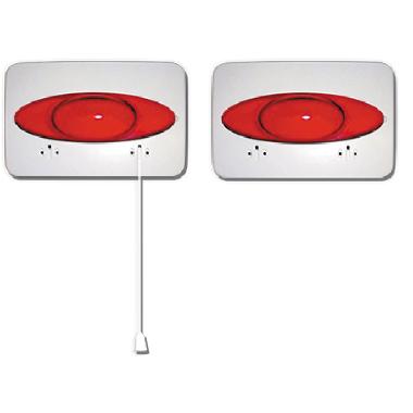 Kit chiamata allarme bagno, Ermes, con terminale interno e terminale esterno con sirena acustica product photo Photo 01 3XL