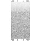 Deviatore, morsetti a vite, 1 modulo, 1P 10AX, Nea, alluminio product photo