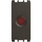 Diffusore rosso, 1 modulo, Nea, antracite product photo