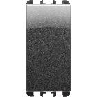 Copriforo, 1 modulo, Nea, acciaio scuro product photo