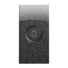 Copritasto illuminabile simbolo 'luce', 1 modulo, Nea, acciaio scuro product photo