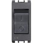 Interruttore MCCB, 1 modulo, 1P+N C 10A, Nea, antracite product photo