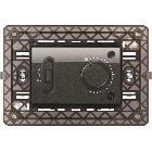 Termostato elettronico, con supporto 3 moduli, per scatola 503, 230V, Nea, acciaio scuro product photo