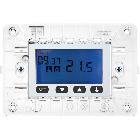 Cronotermostato elettronico digitale, con supporto 3 moduli, per scatola 503, a batterie, Nea, bianco product photo
