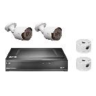 KIT IP, NVR 4CH PoE, telecamere Building&Retail AI PLUS 5M product photo