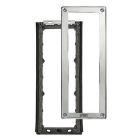 Telaio porta moduli con cornice per 3 moduli per pulsantiera Sinthesi Steel product photo