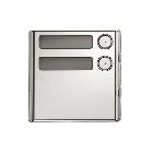 Modulo 2 pulsanti con espansore integrato, Sinthesi Steel, sistema 2voice product photo