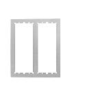 Cornice coprifilomuro, Alpha, 2 file 6 moduli product photo