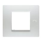 Placca 2 moduli, Flexa, tecnopolimero, bianco nea product photo