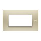 Placca 4 moduli, Flexa, tecnopolimero, avorio product photo