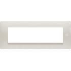 Placca 7 moduli, Flexa, tecnopolimero, polvere product photo