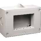 Contenitore, 4 moduli, Grigio RAL 7035, IP40, Nea product photo