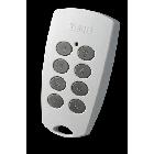 Telecomando a 8 pulsanti indipendenti, sistema Radio Power, a portachiavi, colore legno product photo