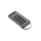 Telecomando a 8 pulsanti indipendenti serie Design, sistema Radio Power, a portachiavi, colore antracite product photo