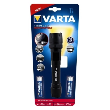 Torcia 1W LED INDESTRUCTIBLE 2AA (INCLUSA) product photo Photo 01 3XL