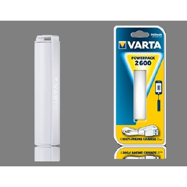 CARICABATTERIE POWERPACK 2600 MAH BIANCO CHARGER CARICATORI product photo Photo 02 3XL