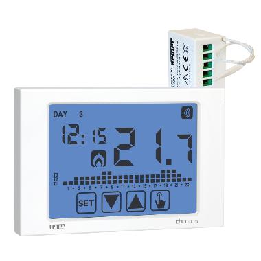 Set chronos rf bianco + attuatore 1 can. product photo Photo 01 3XL