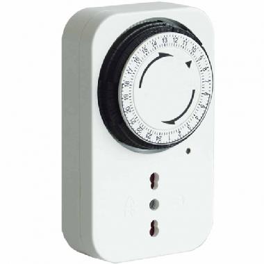 Twin plug w orologio a spina s product photo Photo 01 3XL