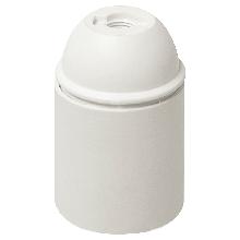 Portalampada E27 cpfil cm/lisc. bianco product photo