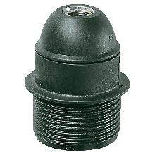 Portalampada E27 M10x1 cm/pfil. nero product photo