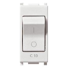 Vimar Plana 14405.10 Interruttore MT 1P+N C10 120-230V bianco product photo