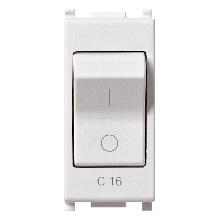 Vimar Plana 14405.16 Interruttore MT 1P+N C16 120-230V bianco product photo