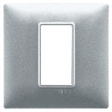 Vimar Plana 14641.20 Placca 1M argento opaco product photo