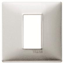 Vimar Plana 14641.81 Placca 1M alluminio spazzolato product photo