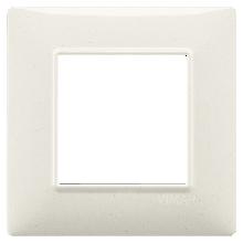 Vimar Plana 14642.06 Placca 2M bianco granito product photo