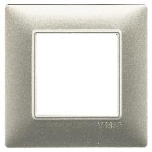 Vimar Plana 14642.21 Placca 2M nichel opaco product photo